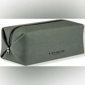 COACH FRAGRANCE MENS/WOMENS TRAVEL BAG POUCH/CASE HUNTER GREEN BRAND NEW